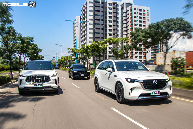 晉升豪門資格戰！CX-90 vs. QX60 vs. XC90