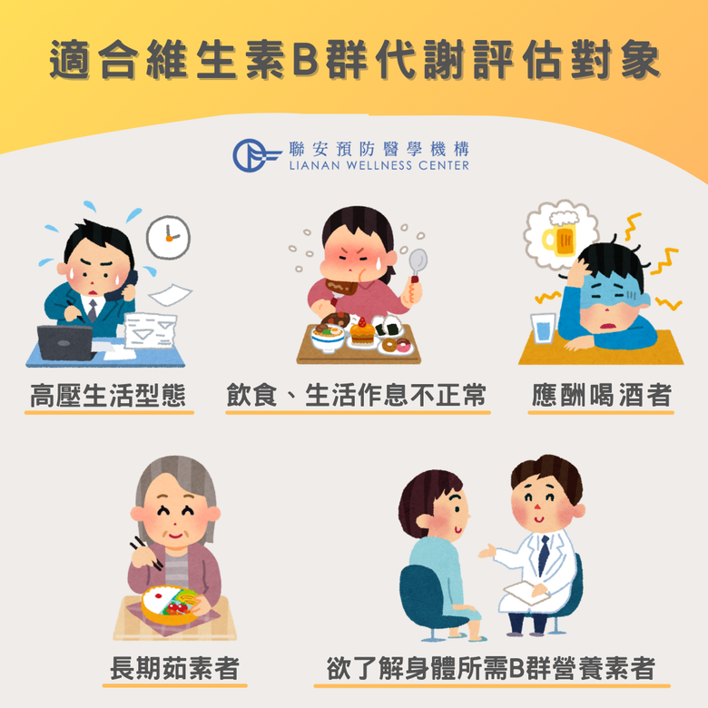吃B群能提神?還是助眠?維生素B群代謝評估助精準分析