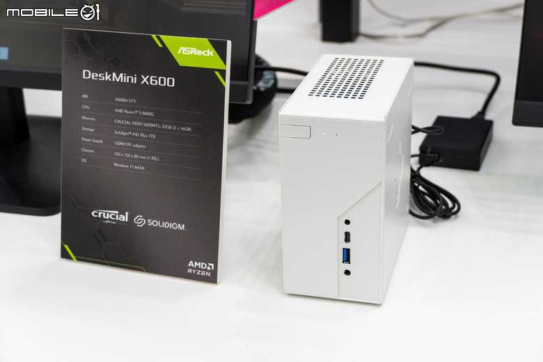 ASRock DeskMini X600 開箱實測 在迷你機體內延續海量儲存擴充設計