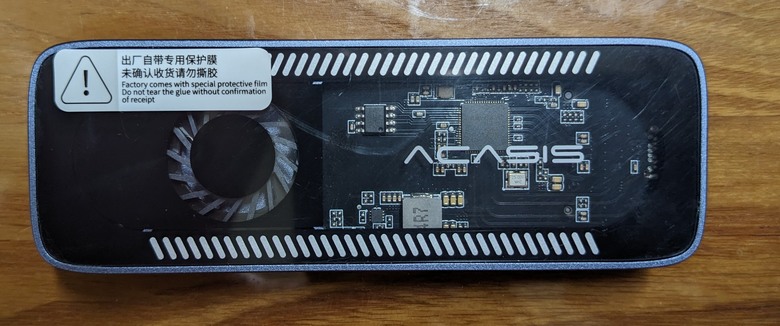 0ACASIS USB3.1 m.2 Nvme外接盒 帶風扇