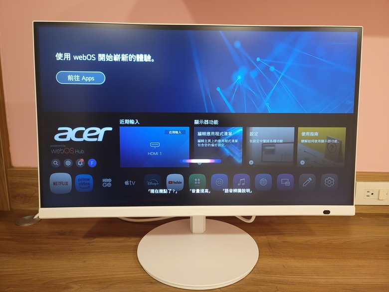六千入手webOS + Acer CS272智慧螢幕心得