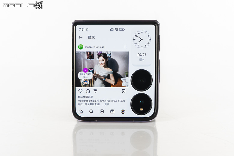 小米Xiaomi MIX Flip測試|徠卡影像加持、外螢幕有新意!