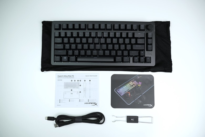 點我看大圖 【開箱】HYPERX ALLOY RISE 75 高度客製化Gasket鍵盤