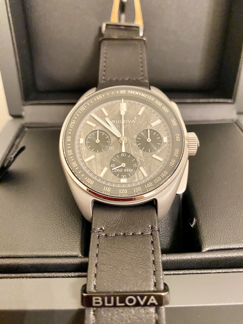 ［來自太空的禮物］BULOVA Lunar Pilot Chronograph登月隕石面腕錶