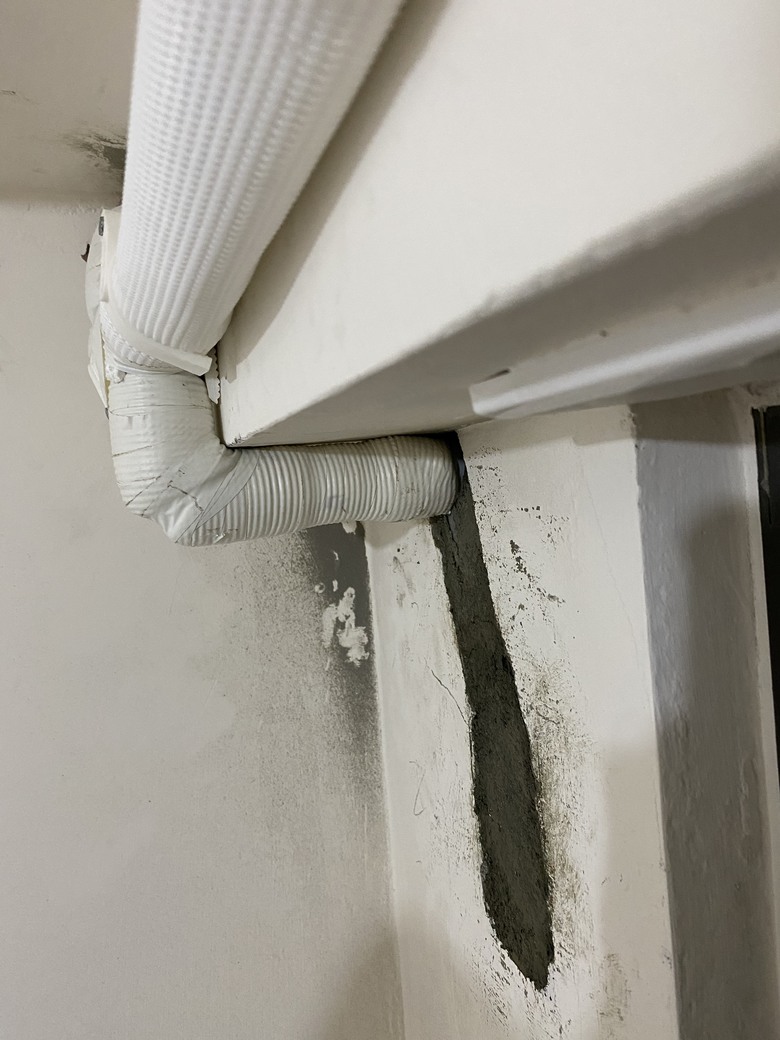 冷氣排水 斜度不夠？ 是否會有問題？