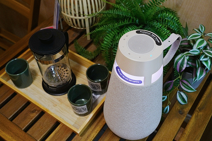 一場極致燈光和音樂的交響曲,LG XBOOM 360˚ 小宇宙全景聲藍牙音響