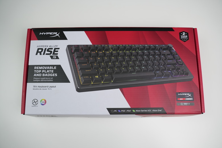 點我看大圖 【開箱】HYPERX ALLOY RISE 75 高度客製化Gasket鍵盤