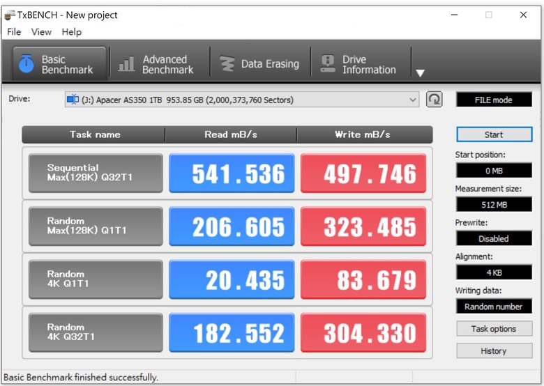 點我看大圖 Apacer 宇瞻 AS350X SATA3 2.5吋 1TB SSD 固態硬碟 測試心得分享!