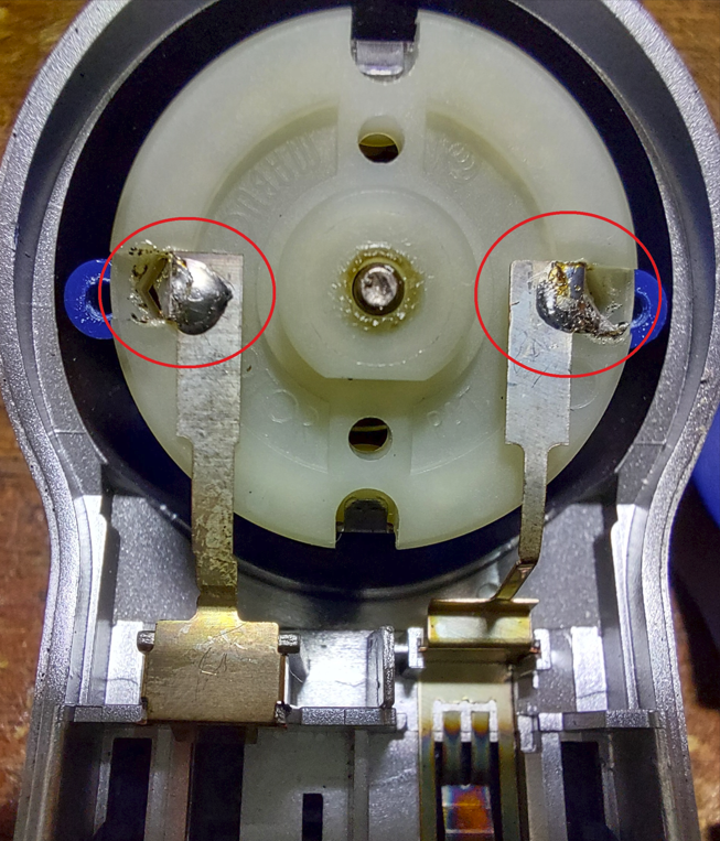 Panasonic ES-6850 電動刮鬍刀 (乾電池式) 維修心得