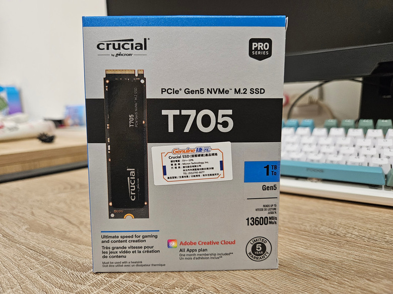 【開箱】突破界線的全新競速之王!美光T705 Gen5 SSD Micron Crucial 固態硬碟