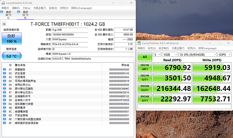 點我看大圖 【開箱】自帶石墨烯散熱片的頂速Gen4 SSD | T-FORCE G70 PRO PCIe Gen4 SSD