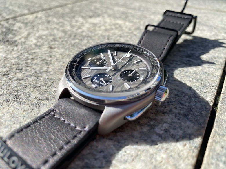 ［來自太空的禮物］BULOVA Lunar Pilot Chronograph登月隕石面腕錶