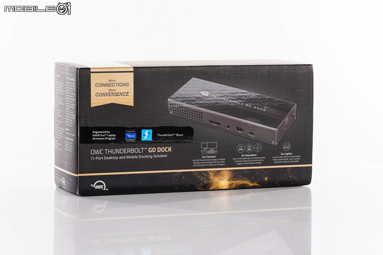 OWC Thunderbolt Go Dock 開箱試用 具備完整擴充介面以及高速傳輸性能