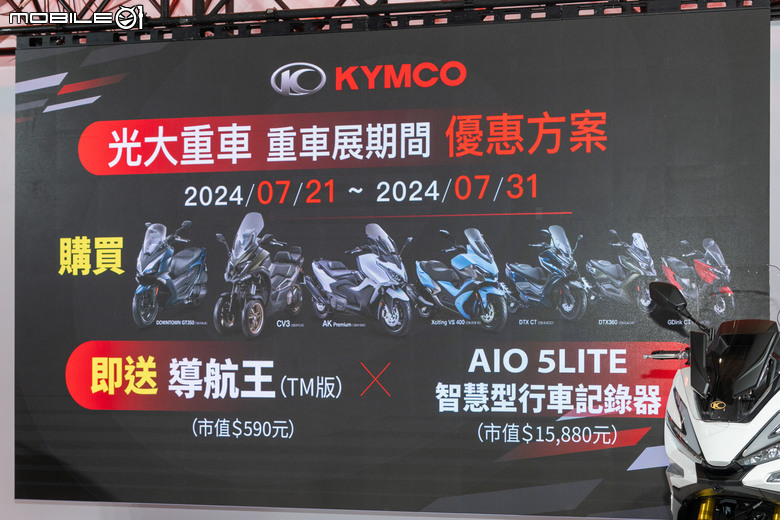 【2024國際重型機車展】KYMCO兩款全新車型搶先看！KAWASAKI全新雙缸500車系首度亮相！