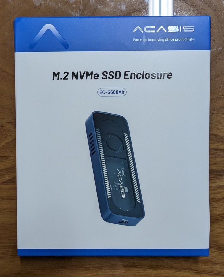 0ACASIS USB3.1 m.2 Nvme外接盒 帶風扇