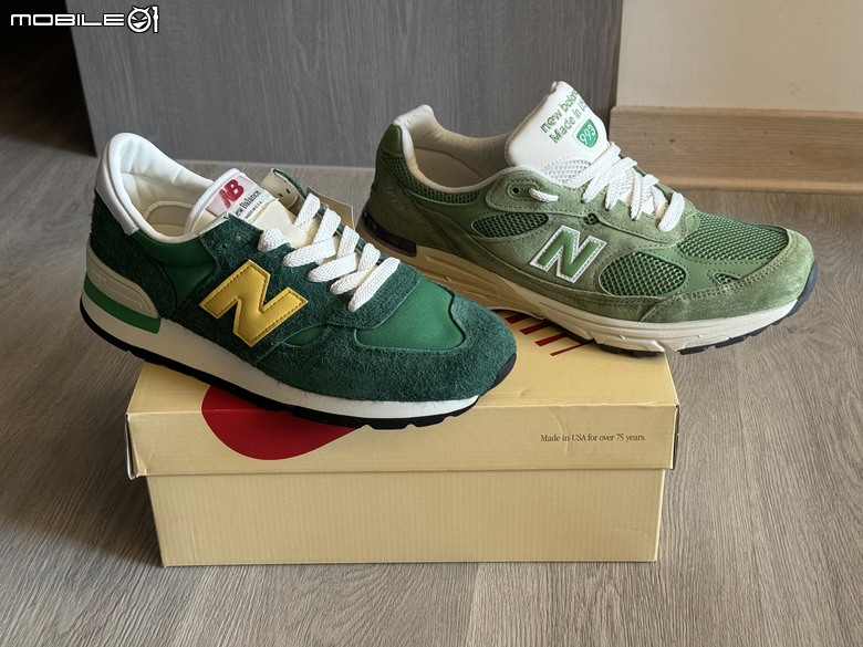 (分享)new balance 993 Chive 同場 990 v1 green 的綠綠組合