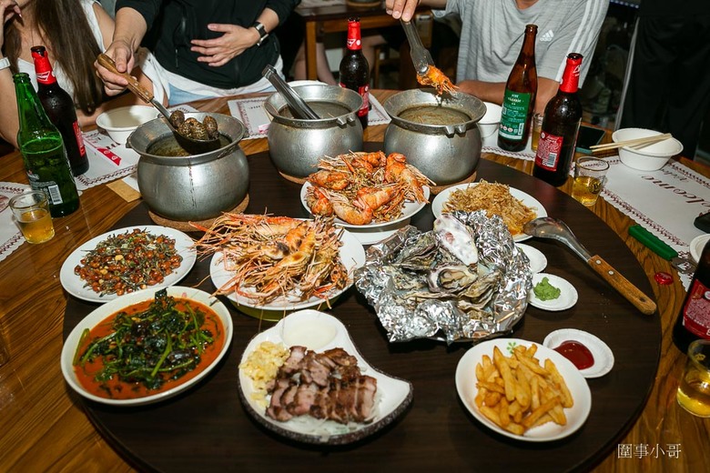 中壢美食推薦-明恩活蝦料理,職人手作最美味的蝦子料理就在這裡!真是聚餐小酌享受美食的好地方呢。