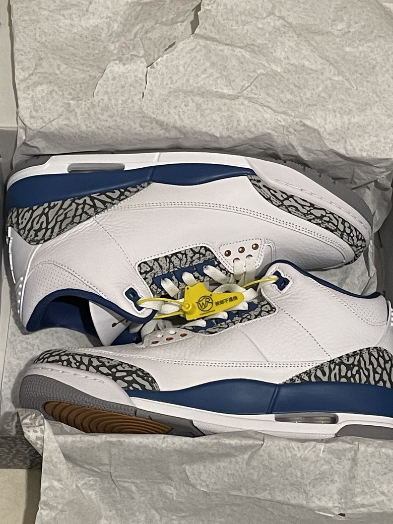Air Jordan 3 wizards 2023 開箱