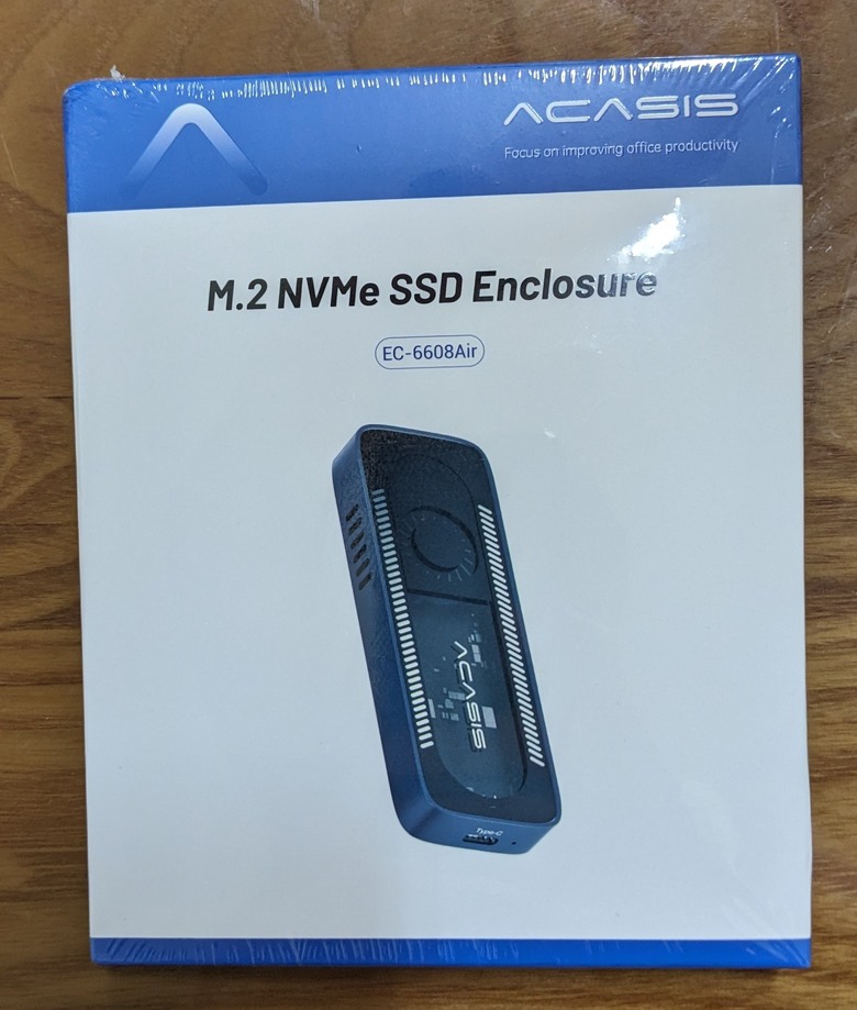 0ACASIS USB3.1 m.2 Nvme外接盒 帶風扇