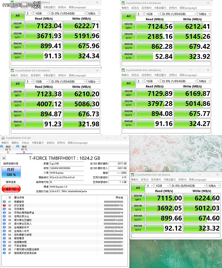 點我看大圖 【開箱】自帶石墨烯散熱片的頂速Gen4 SSD | T-FORCE G70 PRO PCIe Gen4 SSD