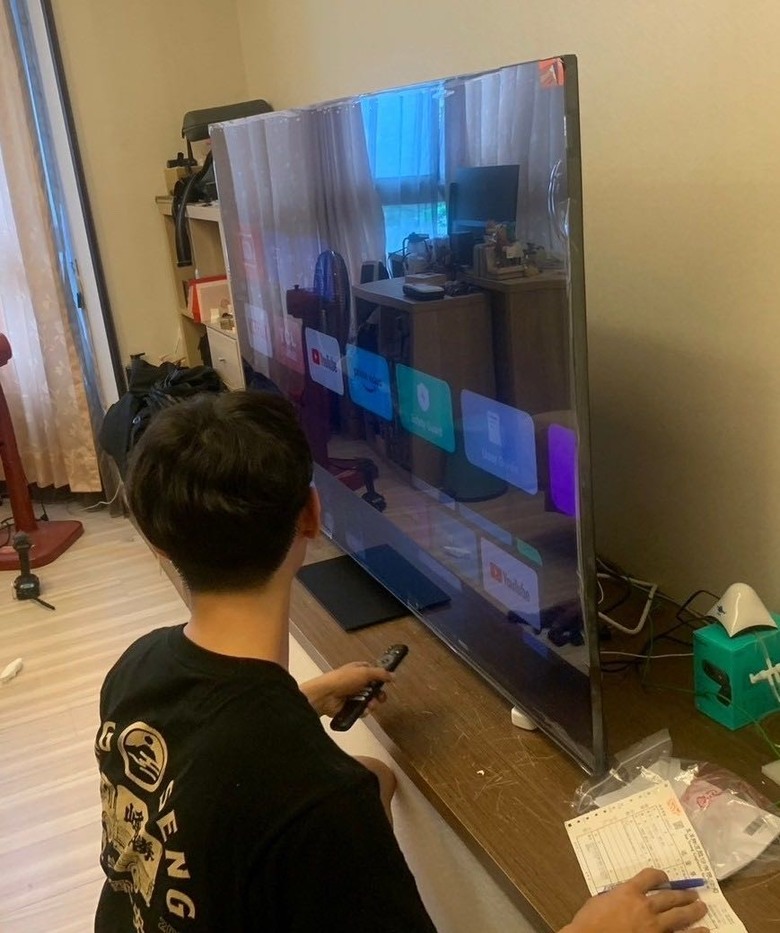 【簡單開箱】TCL 75吋C855 QD-MiniLED google TV 遊戲144Hz