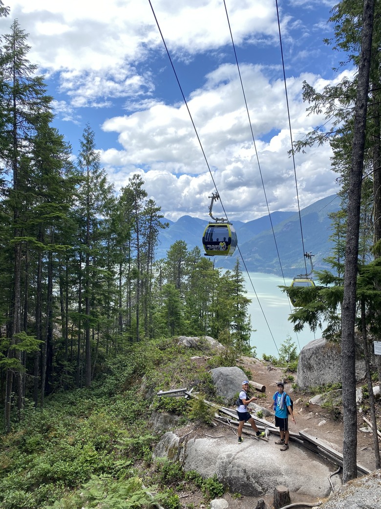 「瑜伽越野跑」加拿大🇨🇦 溫哥華 Vancouver, BC 北邊的兩條路線：Sea to Summit 及 Garibaldi Lake trail