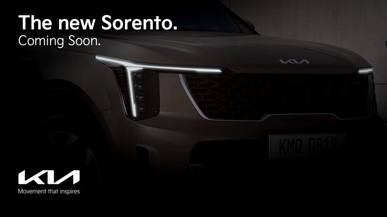 Kia官網預告小改款Sorento要來了