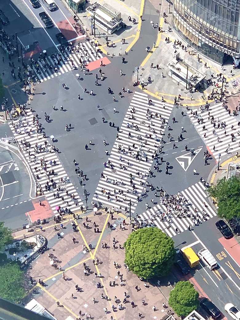 ＜日本＞2023東京放飛自我~Shibuya Scramble Square 曬太陽、看人群