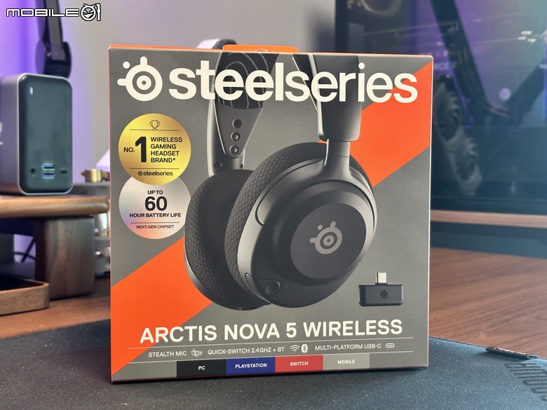 化繁為簡!SteelSeries Arctis NOVA 5 無線耳機麥克風