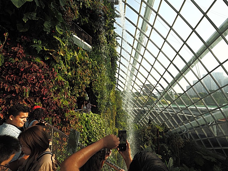 濱海灣花園 雲霧林(Cloud Forest)、花穹(Flower Dome) 及《莫內印象(Impressions of Monet)》特展、擎天樹叢(Supertree Grove)的《花園狂想曲(Garden Rhapsody)》聲光秀、遊園導覽車(Audio Tour)、Jurassic Nest FoodHall中的Hawker Chan燒肉飯,及金沙酒店《幻彩生輝(Spectra- A Light and Water)》燈光秀 — 赤道三國文化休閒行旅 之 新加坡篇 第五回 濱海灣花園