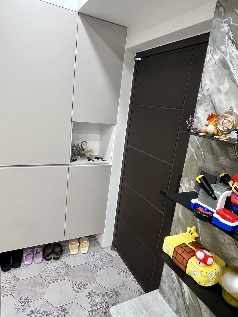 點我看大圖 【開箱】夢想成真屋(沙發&電視牆二改)-室內25坪3房10年屋翻新