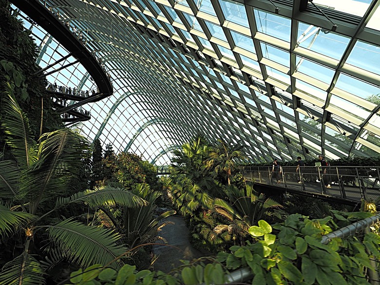 濱海灣花園 雲霧林(Cloud Forest)、花穹(Flower Dome) 及《莫內印象(Impressions of Monet)》特展、擎天樹叢(Supertree Grove)的《花園狂想曲(Garden Rhapsody)》聲光秀、遊園導覽車(Audio Tour)、Jurassic Nest FoodHall中的Hawker Chan燒肉飯,及金沙酒店《幻彩生輝(Spectra- A Light and Water)》燈光秀 — 赤道三國文化休閒行旅 之 新加坡篇 第五回 濱海灣花園