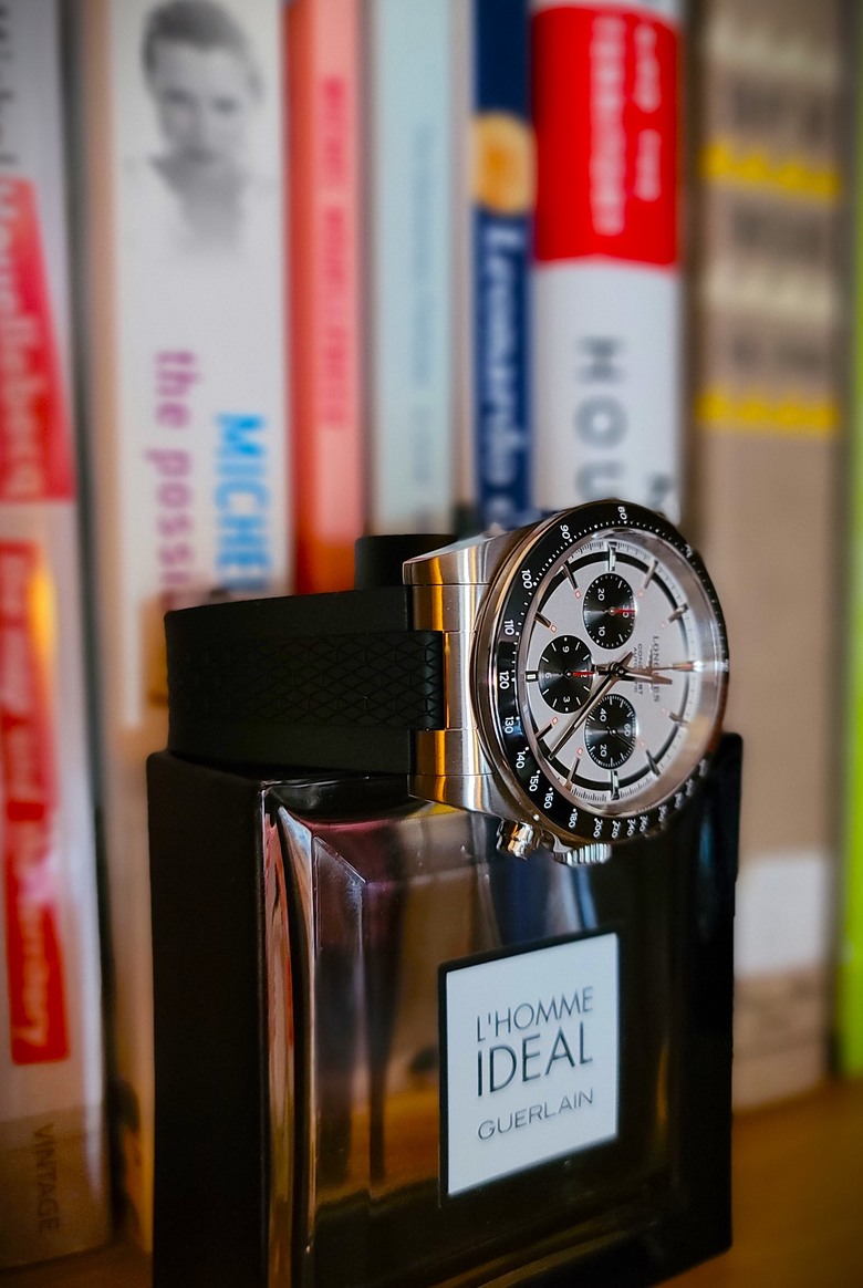 Longines ConquestChrono-日常配戴分享 (0824橡膠錶帶更新)