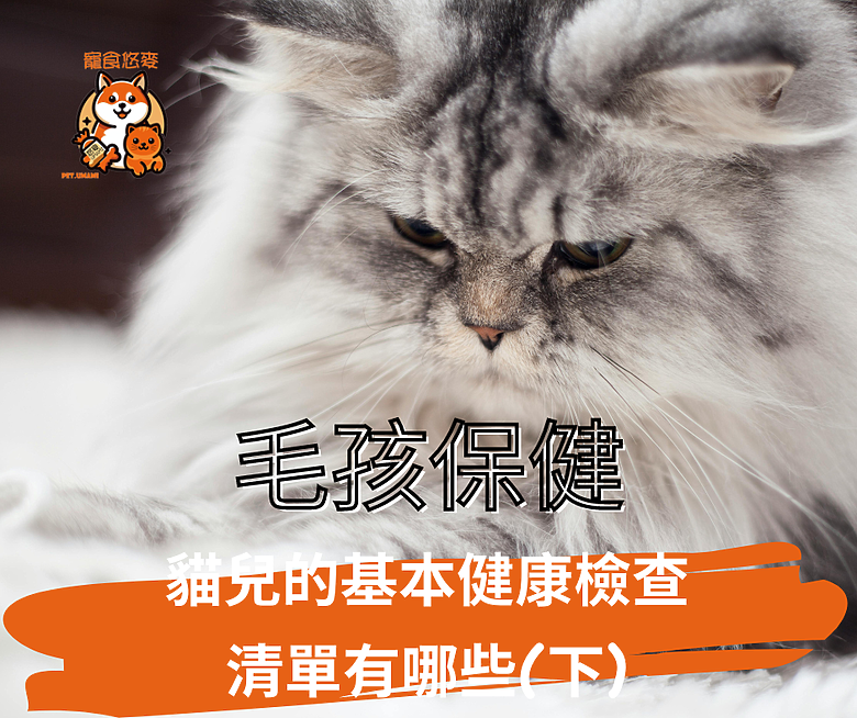 毛孩保健 貓兒的基本健康檢查清單有哪些(下)
