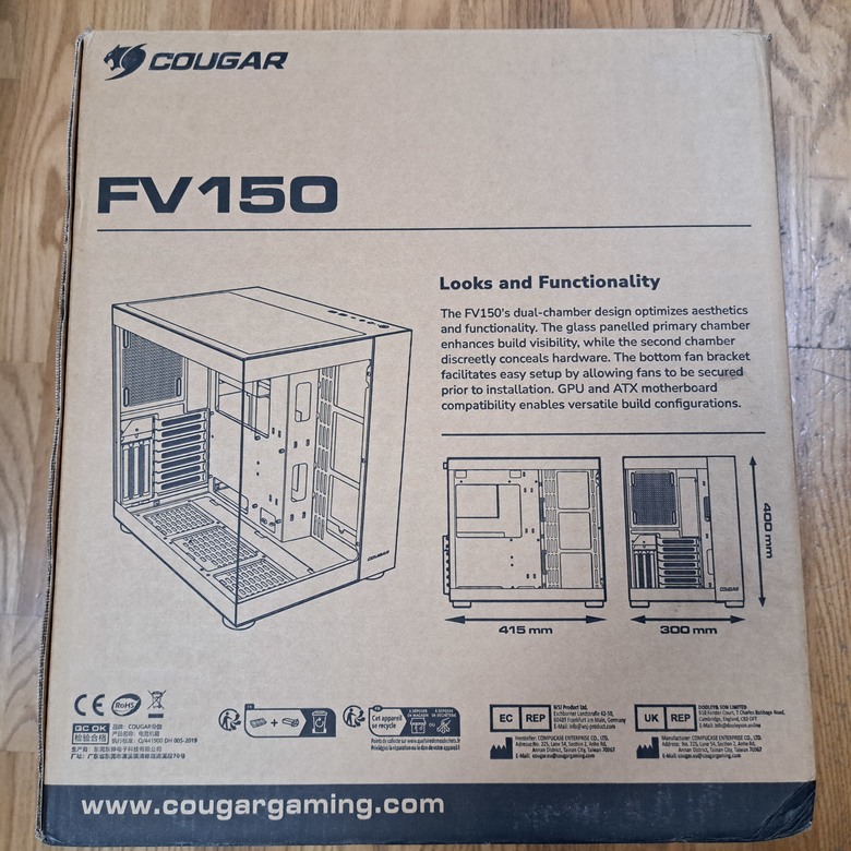 海景雙艙機殼 COUGAR FV150 RGB 開箱