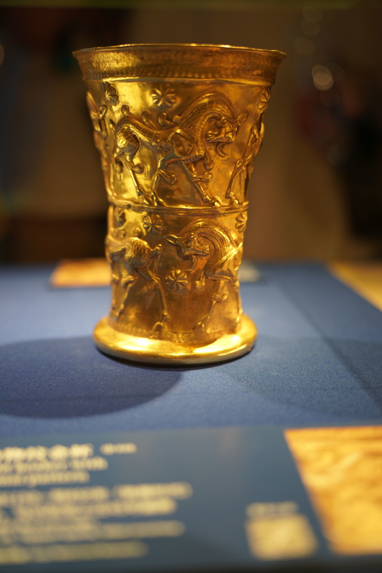 今天去上海看古埃及展和古波斯展