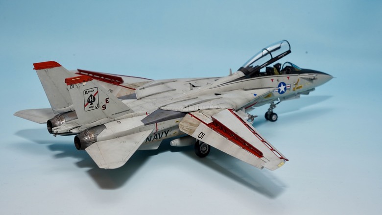 （模型製作）1/72 F-14A 沙漠風暴雄貓戰機