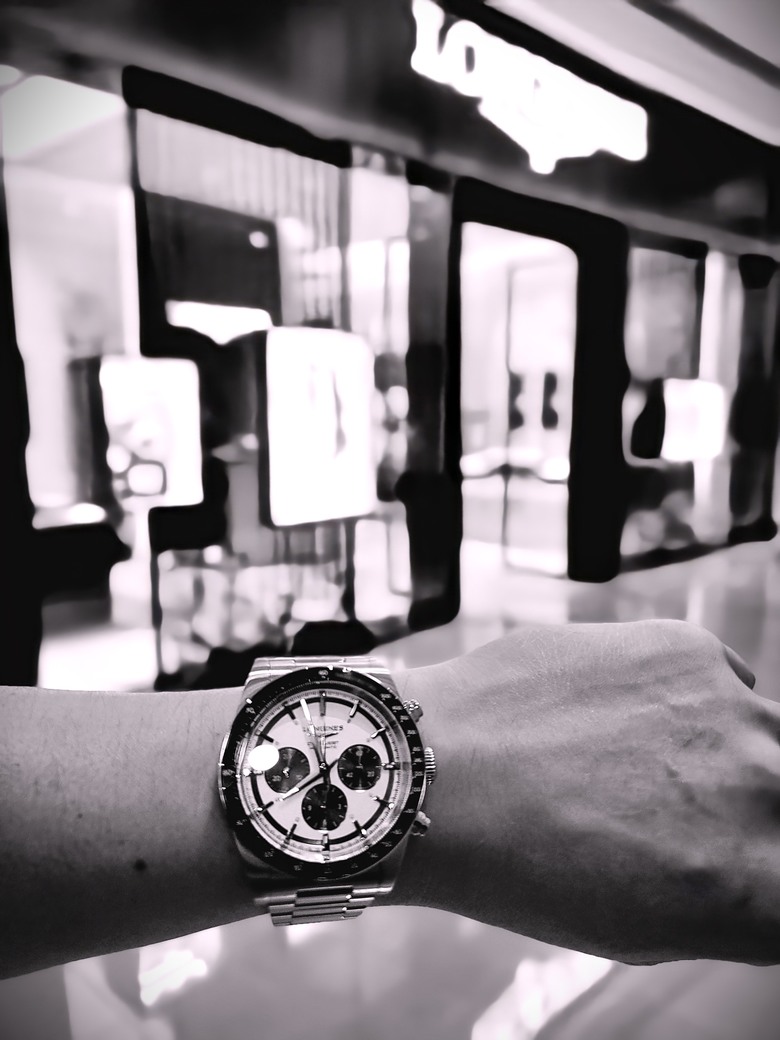 Longines ConquestChrono-日常配戴分享 (0824橡膠錶帶更新)