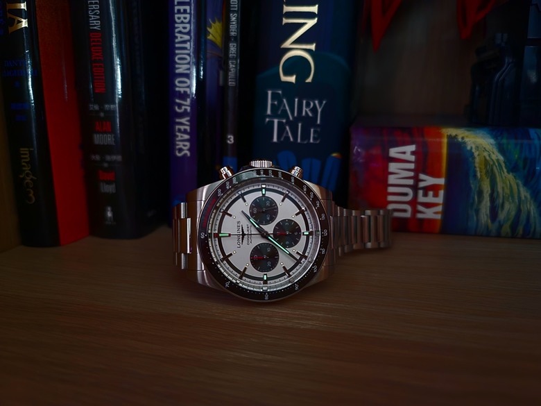 Longines ConquestChrono-日常配戴分享 (0824橡膠錶帶更新)