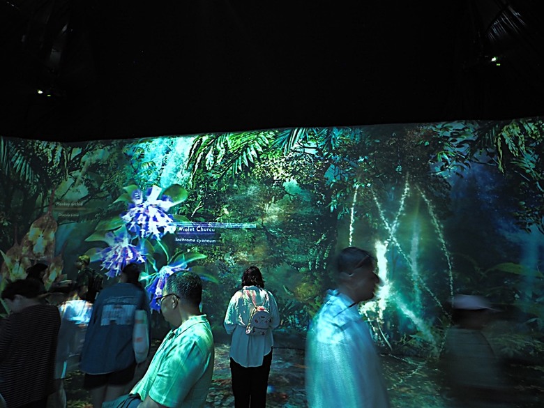 濱海灣花園 雲霧林(Cloud Forest)、花穹(Flower Dome) 及《莫內印象(Impressions of Monet)》特展、擎天樹叢(Supertree Grove)的《花園狂想曲(Garden Rhapsody)》聲光秀、遊園導覽車(Audio Tour)、Jurassic Nest FoodHall中的Hawker Chan燒肉飯,及金沙酒店《幻彩生輝(Spectra- A Light and Water)》燈光秀 — 赤道三國文化休閒行旅 之 新加坡篇 第五回 濱海灣花園