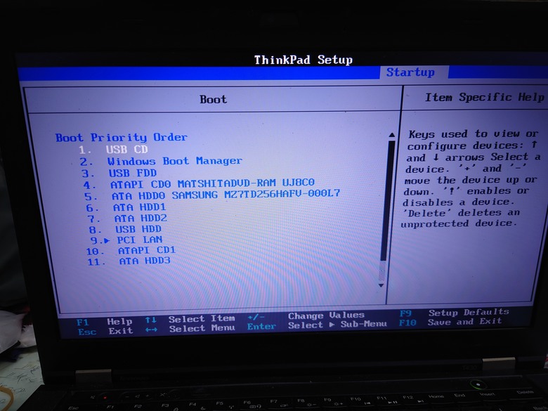 T430如何設定USB重灌win10