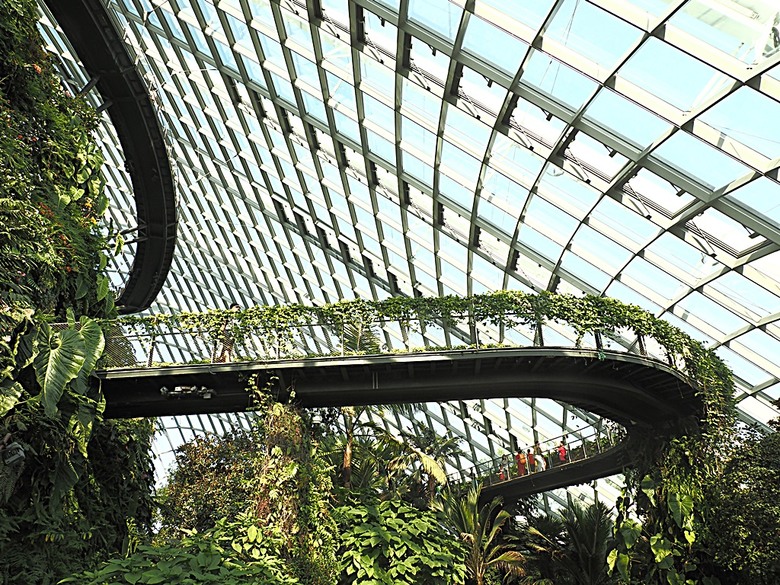 濱海灣花園 雲霧林(Cloud Forest)、花穹(Flower Dome) 及《莫內印象(Impressions of Monet)》特展、擎天樹叢(Supertree Grove)的《花園狂想曲(Garden Rhapsody)》聲光秀、遊園導覽車(Audio Tour)、Jurassic Nest FoodHall中的Hawker Chan燒肉飯,及金沙酒店《幻彩生輝(Spectra- A Light and Water)》燈光秀 — 赤道三國文化休閒行旅 之 新加坡篇 第五回 濱海灣花園