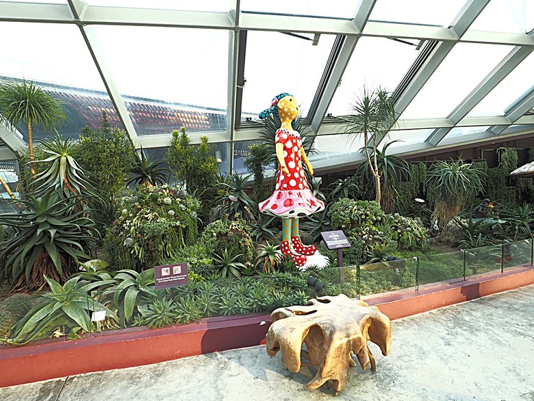 濱海灣花園 雲霧林(Cloud Forest)、花穹(Flower Dome) 及《莫內印象(Impressions of Monet)》特展、擎天樹叢(Supertree Grove)的《花園狂想曲(Garden Rhapsody)》聲光秀、遊園導覽車(Audio Tour)、Jurassic Nest FoodHall中的Hawker Chan燒肉飯,及金沙酒店《幻彩生輝(Spectra- A Light and Water)》燈光秀 — 赤道三國文化休閒行旅 之 新加坡篇 第五回 濱海灣花園