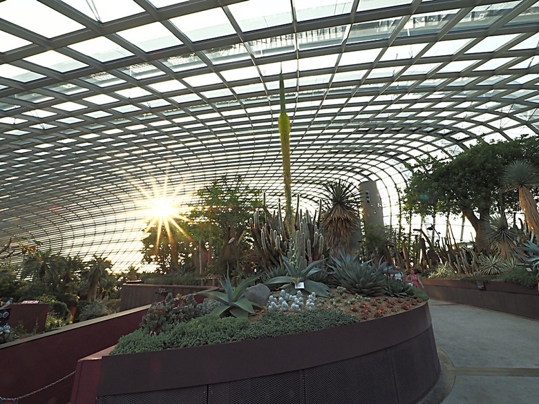 濱海灣花園 雲霧林(Cloud Forest)、花穹(Flower Dome) 及《莫內印象(Impressions of Monet)》特展、擎天樹叢(Supertree Grove)的《花園狂想曲(Garden Rhapsody)》聲光秀、遊園導覽車(Audio Tour)、Jurassic Nest FoodHall中的Hawker Chan燒肉飯,及金沙酒店《幻彩生輝(Spectra- A Light and Water)》燈光秀 — 赤道三國文化休閒行旅 之 新加坡篇 第五回 濱海灣花園