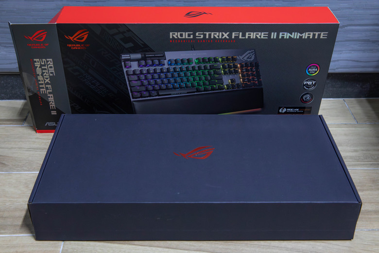 點我看大圖 【開箱】ROG STRIX FLARE II ANIMATE 電競鍵盤(茶軸) ,內含影片文字跑馬燈!