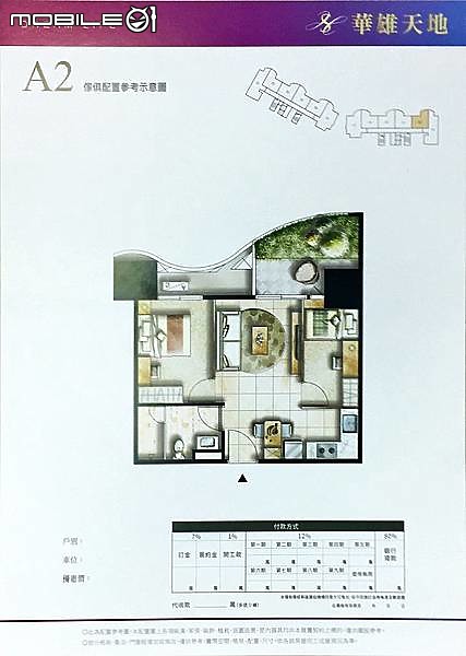 點我看大圖 高雄華雄建設華雄天地格局初評分享(絕美視野藍天綠海案)