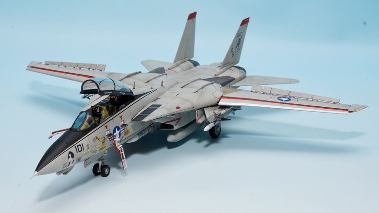 （模型製作）1/72 F-14A 沙漠風暴雄貓戰機