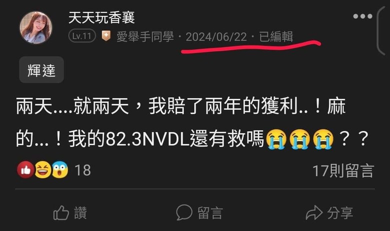 這是關於貸款200萬買輝達兩倍槓桿NVDL的故事