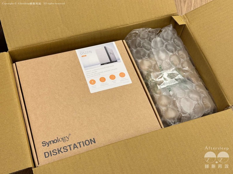 我的資料小金庫＿Synology 群暉科技 DS223j NAS 開箱