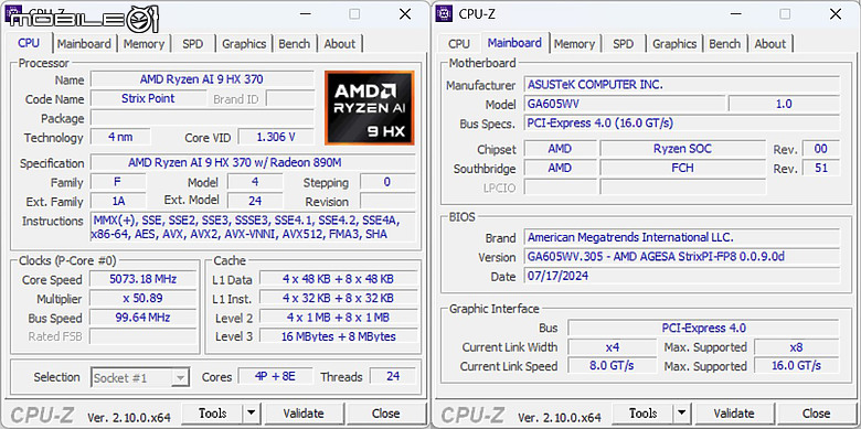 ROG Zephyrus G16 (2024) GA605 電競筆電|AMD AI 處理器驅動的效能之選!